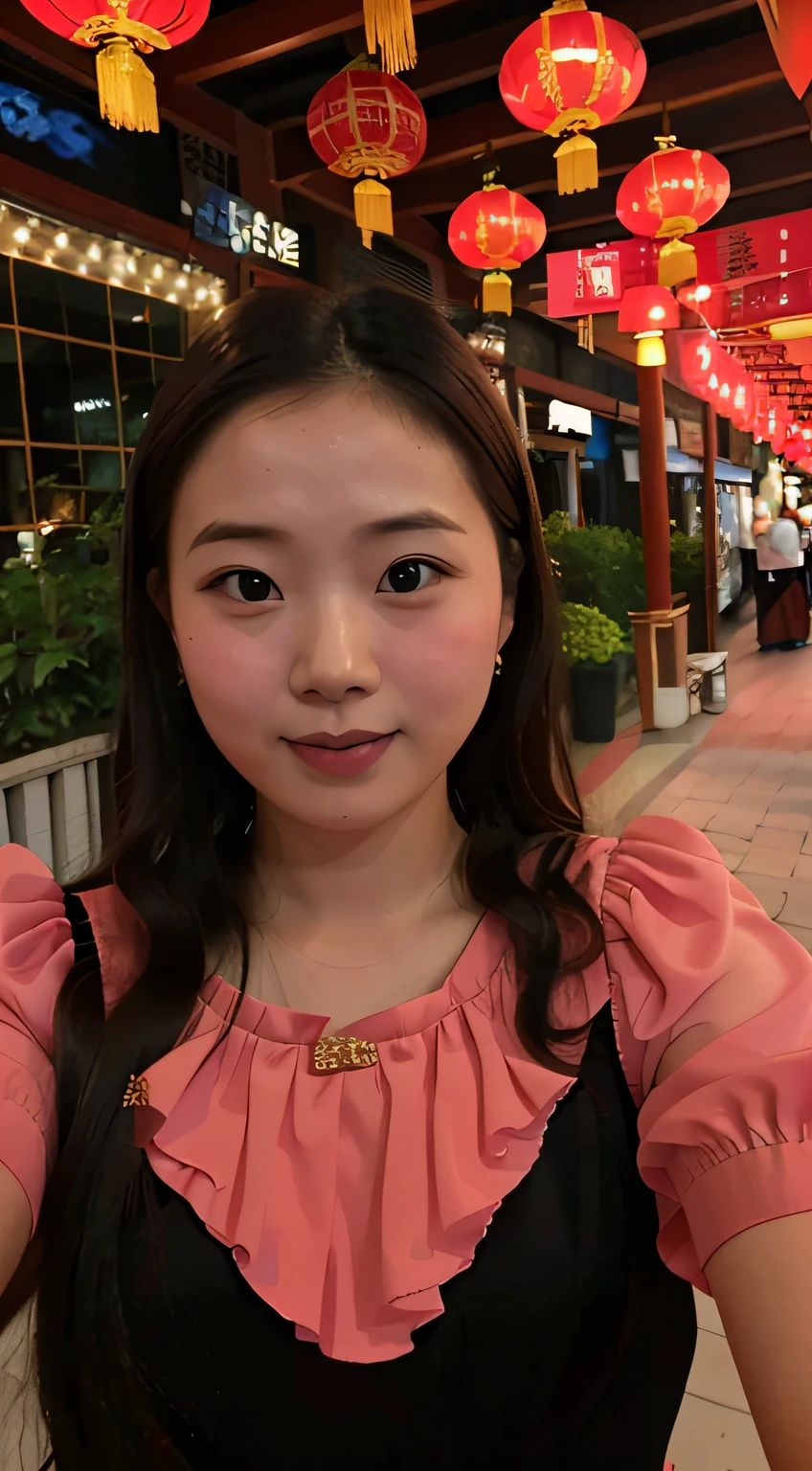 arafed woman in a pink dress posing for a picture, 8k selfie photograph, 1 8 I, 2 8 years old, xintong chen, young cute wan asian face, 2 7 years old, 2 9 years old, very very low quality, 2 2 years old, 2 3 years old, Chinese girl, very low quality, 21 years old