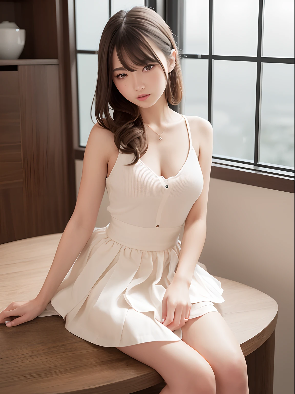 Highest Quality, excellent details, 超A high resolution, (fidelity: 1.4), The best illustrations, favor details, Highly condensed 1girl, with a delicate and beautiful face, Delicate collarbones, High Quality Fishtail Skirt, Shyness
