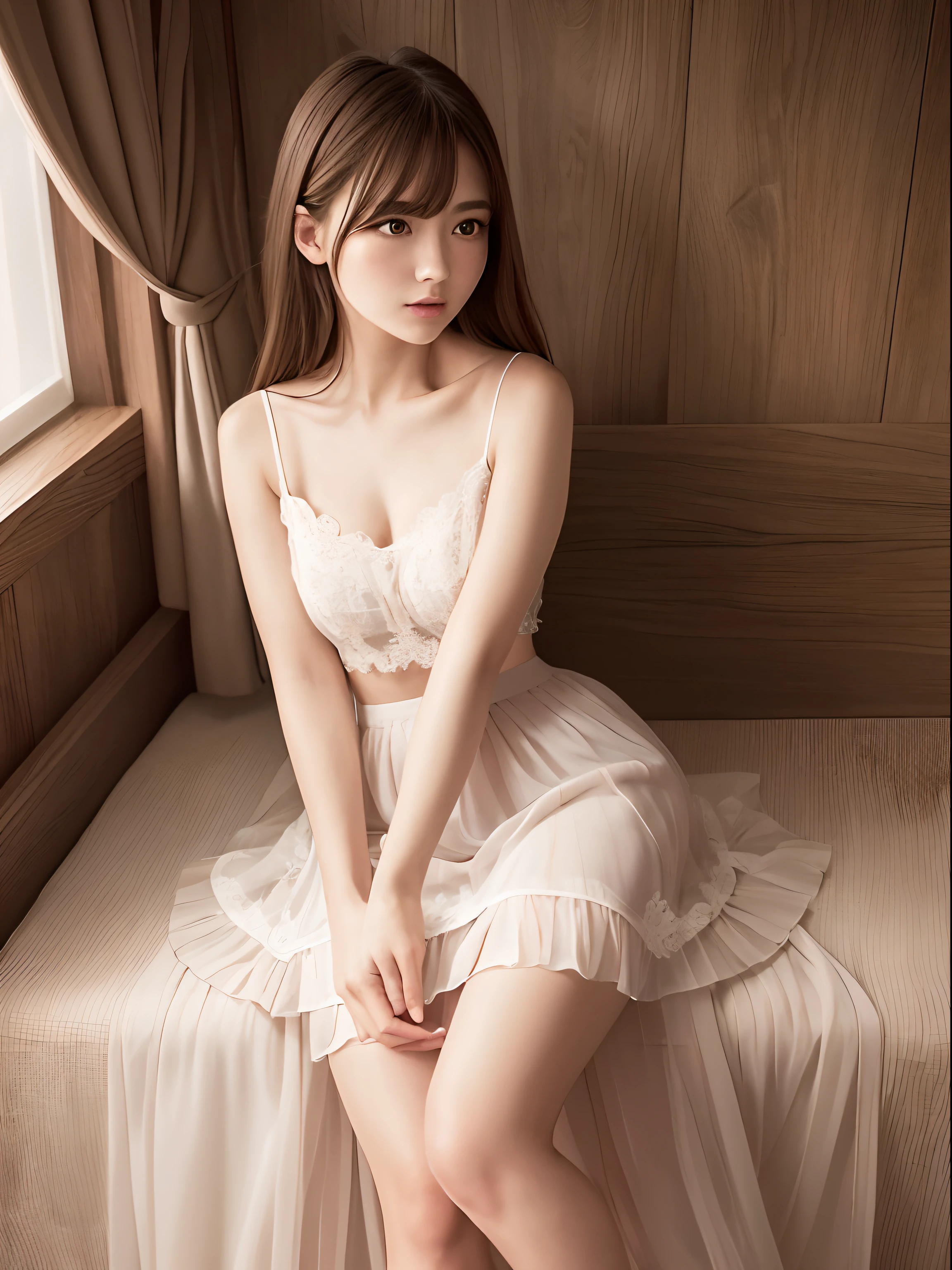 Highest Quality, excellent details, 超A high resolution, (fidelity: 1.4), The best illustrations, favor details, Highly condensed 1girl, with a delicate and beautiful face, Delicate collarbones, High Quality Fishtail Skirt, Shyness