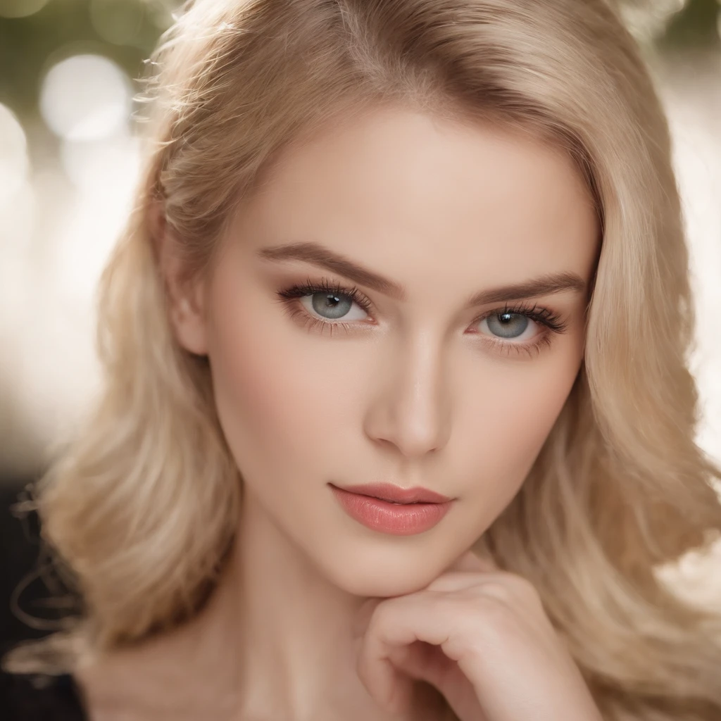 best quality, highres, realistic:1.37),beautiful detailed eyes,beautiful detailed lips,extremely detailed eyes and face,longeyelashes,sexy, blonde hair, attractive,portrait,dark background,soft lighting,glossy finish,professional,bokeh,vivid colors,studio lighting