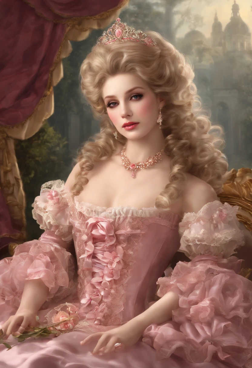 (lingerie:1.3),Pink and white dress, Takanobu Fujiwara(Takanobu Fujiwara)Digital rendering inspired by, pixiv, rococo, Victoria Gothic Lolita Fashion, Lolita Style, Rococo Queen (Rococo Queen) (Rococo Queen (Rococo Queen)) (Rococo Queen (Rococo Queen) (Rococo Queen (Rococo Queen))) (Rococo Queen (Rococo Queen) (Rococo Queen (Rococo Queen)) (Rococo Queen (Rococo Queen) (Rococo Queen (Rococo Queen)))) (Rococo Queen (Rococo Queen) (Rococo Queen (Rococo Queen)) (Rococo Queen (Rococo Queen) (Rococo Queen (Rococo Queen))) (Rococo Queen (Rococo Queen) (Rococo Queen (Rococo Queen)) (Rococo Queen (Rococo Queen) (Rococo Queen (Rococo Queen))))) , rococo dress, lolita fashion, one-piece,She sat by the lake in the rain,petticoat