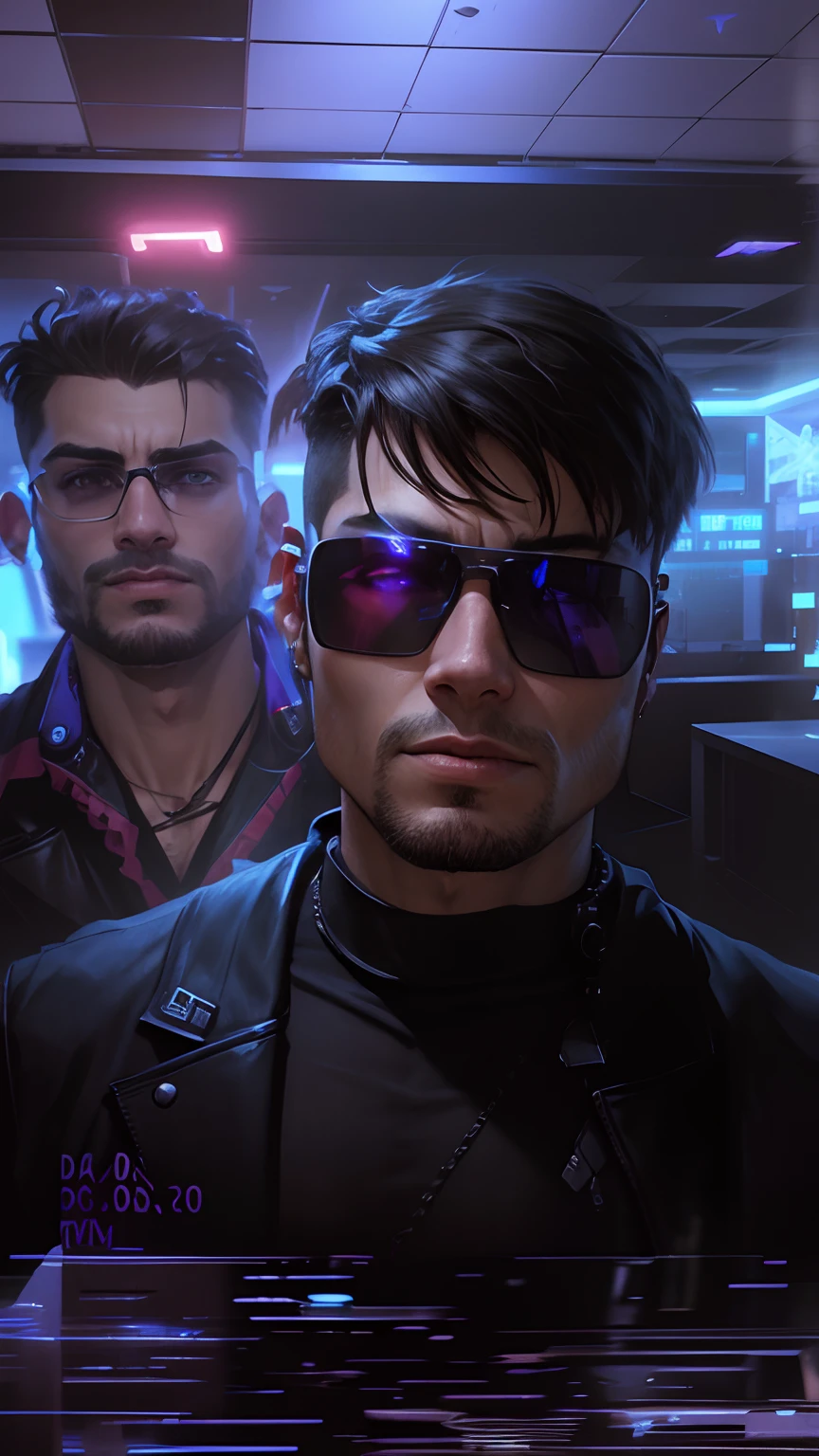 Change background cyberpunk handsome boy,realistic face,8k,Ultra realistic,