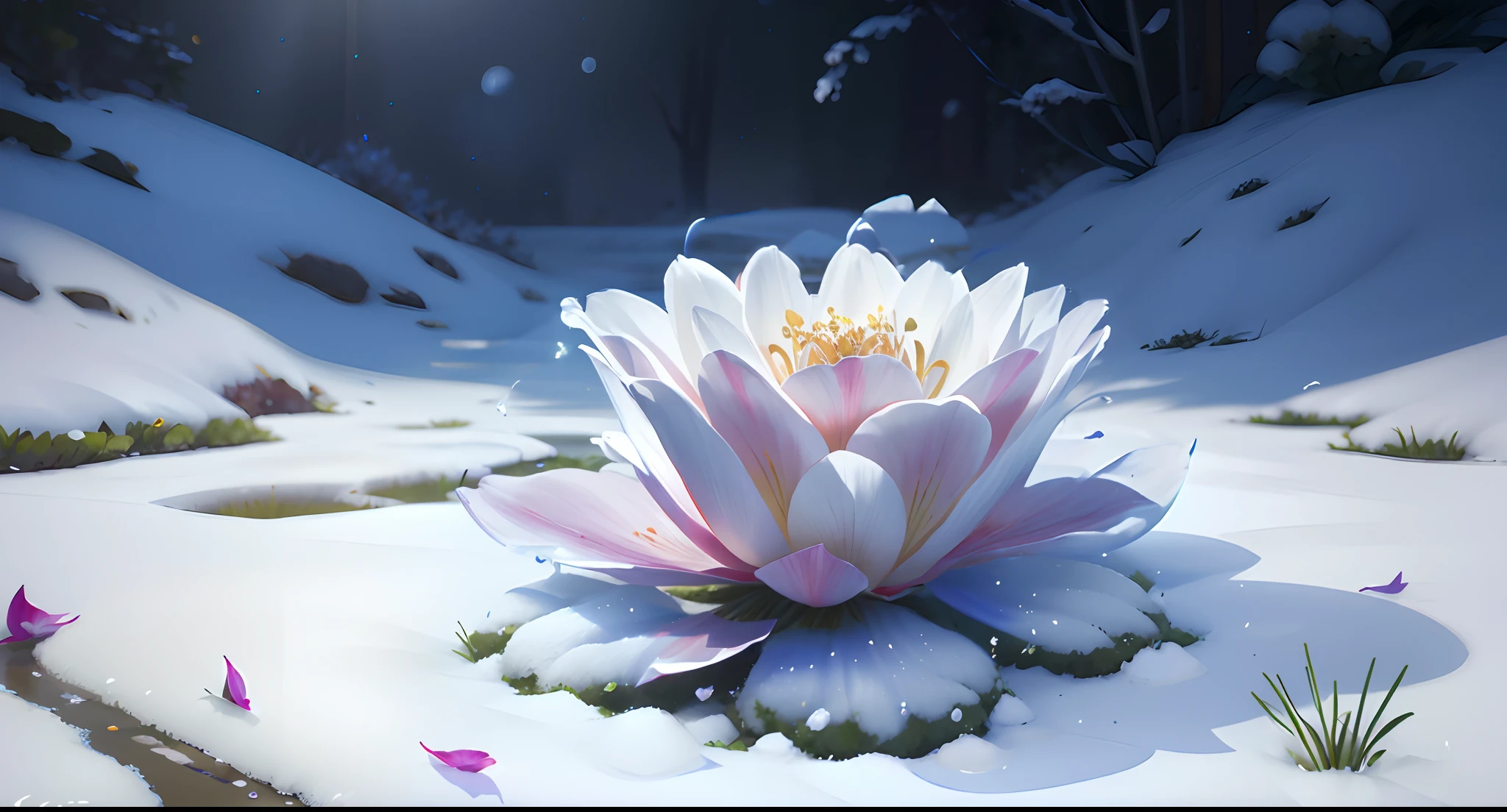 (best quality,highres),transparent petals,gently reflecting sunlight,soft pastel colors,elegant floral composition,subtle shades,delicate details,blossoming in a serene garden,pure and ethereal,calm and tranquil atmosphere,intricate textures,fine art masterpiece,sublime beauty,mesmerizing harmonious tones,sublime artwork,meticulous attention to detail,subtle radiant glow,colorful brilliance,luminous petals,evoking a sense of serenity and peace,stunning visual masterpiece,subtle play of light and shadow,stunning portrayal of nature's beauty,endless enchantment.