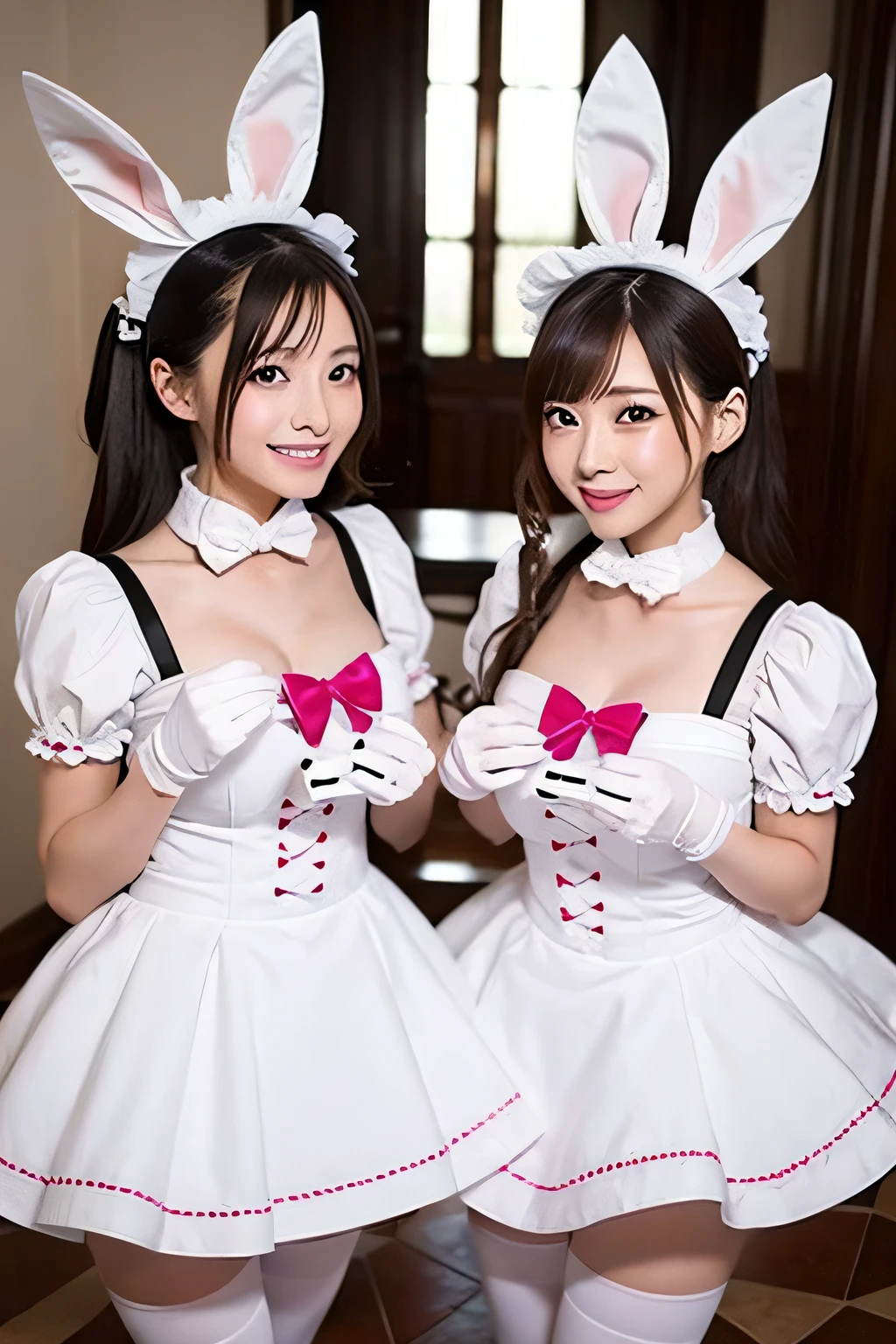 a beauty girl　bunny　Maids　エロ