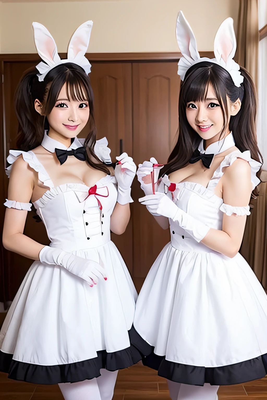 a beauty girl　bunny　Maids　エロ