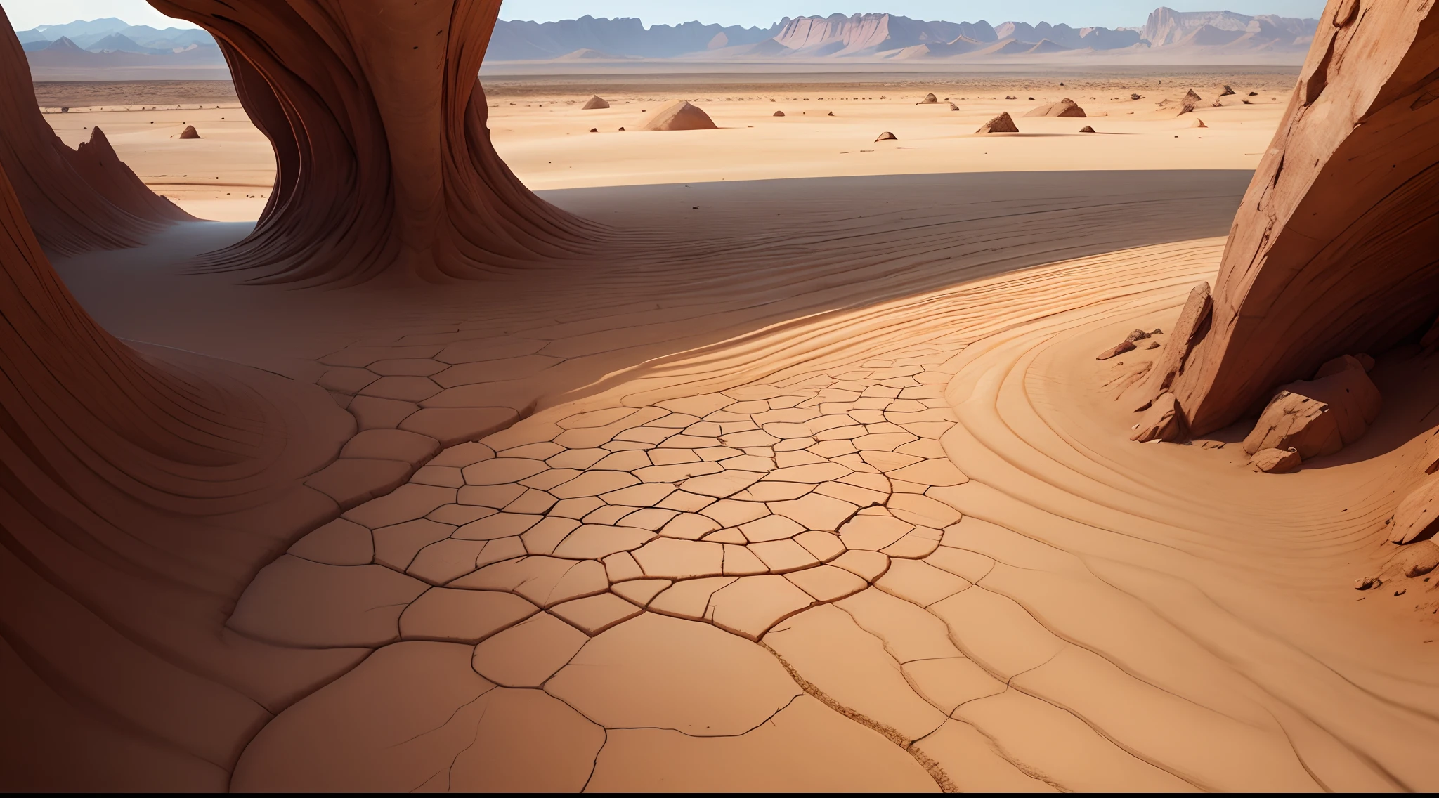 Arid ground