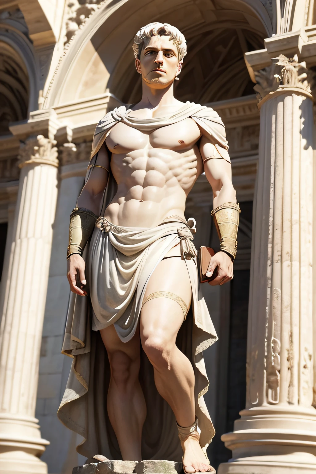 Create images that represent Roman history with your characters in a very interesting passage of Roman history