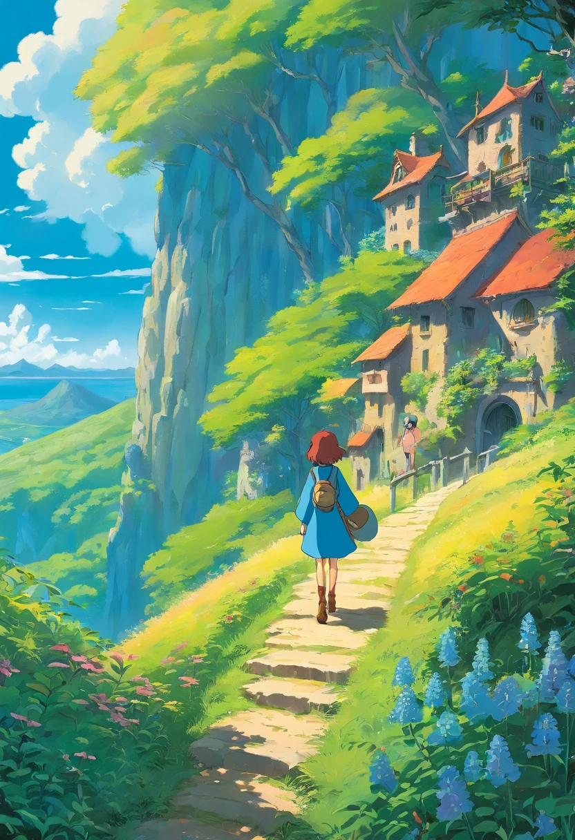 In the Nausicaä style of the Valley of the Wind