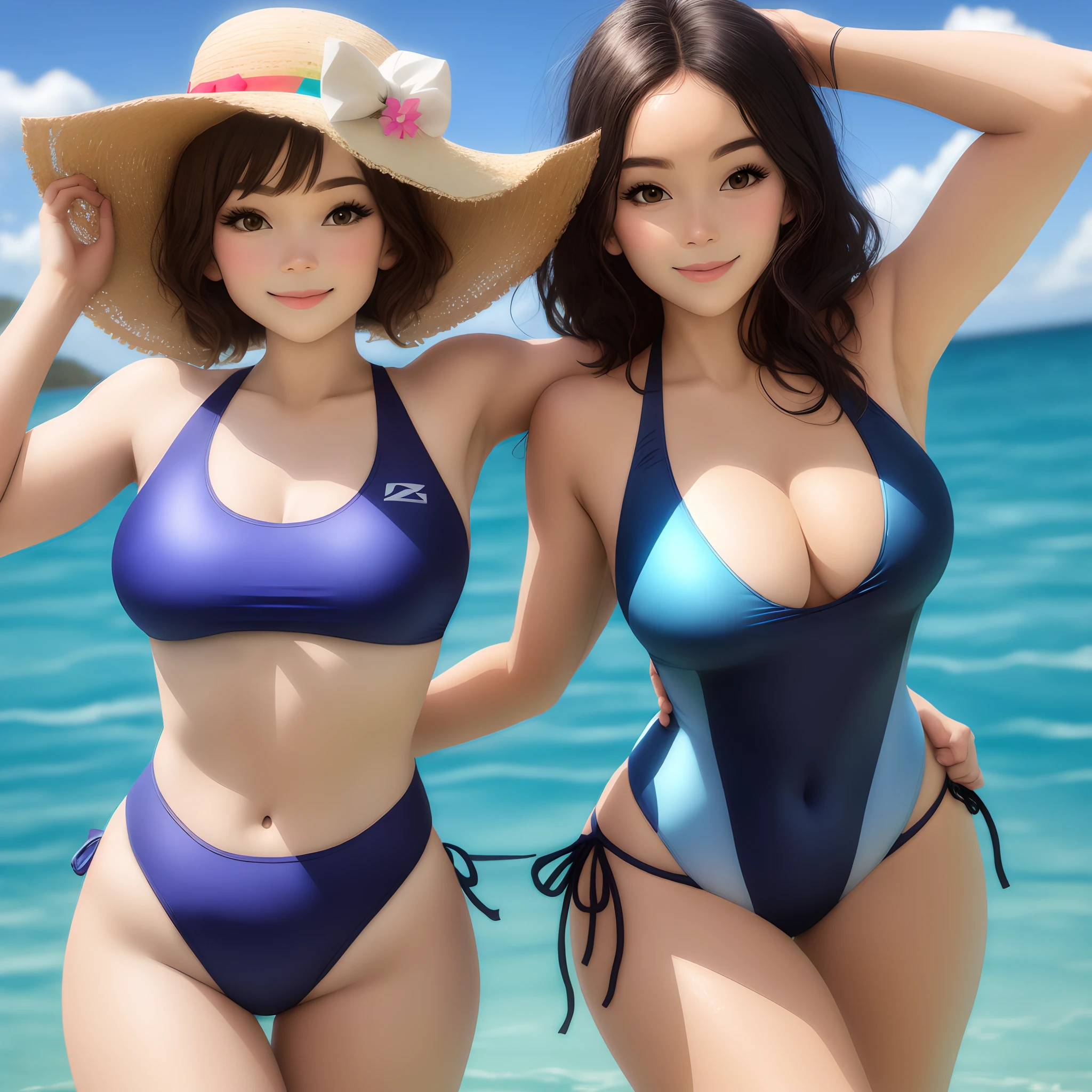 Two-dimensional swimsuit