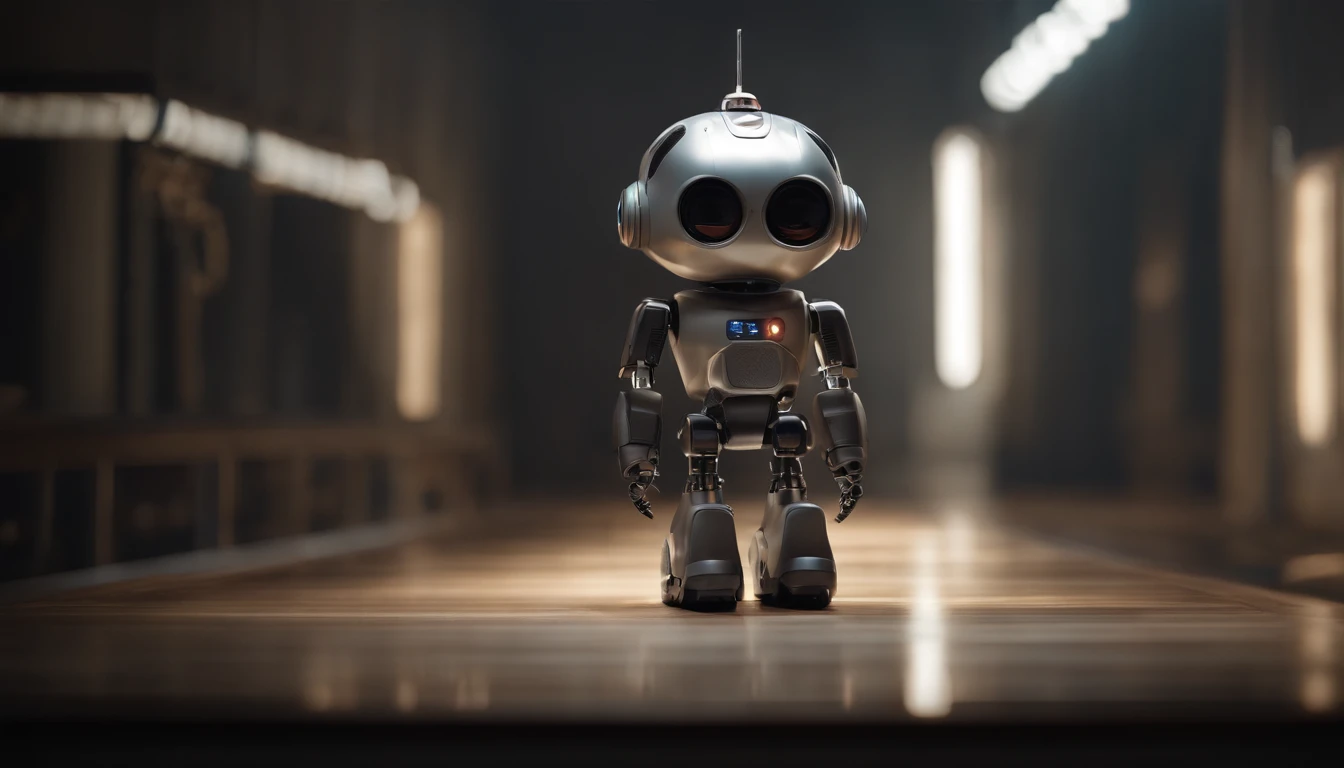 a baby, ??? Robot,(masterpiece,extreme detailed,top quality) , Ruin ,very cute robot, （Movie lighting），（light and shadow effect），（unreal-engine），（Tyndall），（cinema4d），（Super futuristic fantasy style），（8k wallpaper），（tmasterpiece），（Photography Award），realisticlying