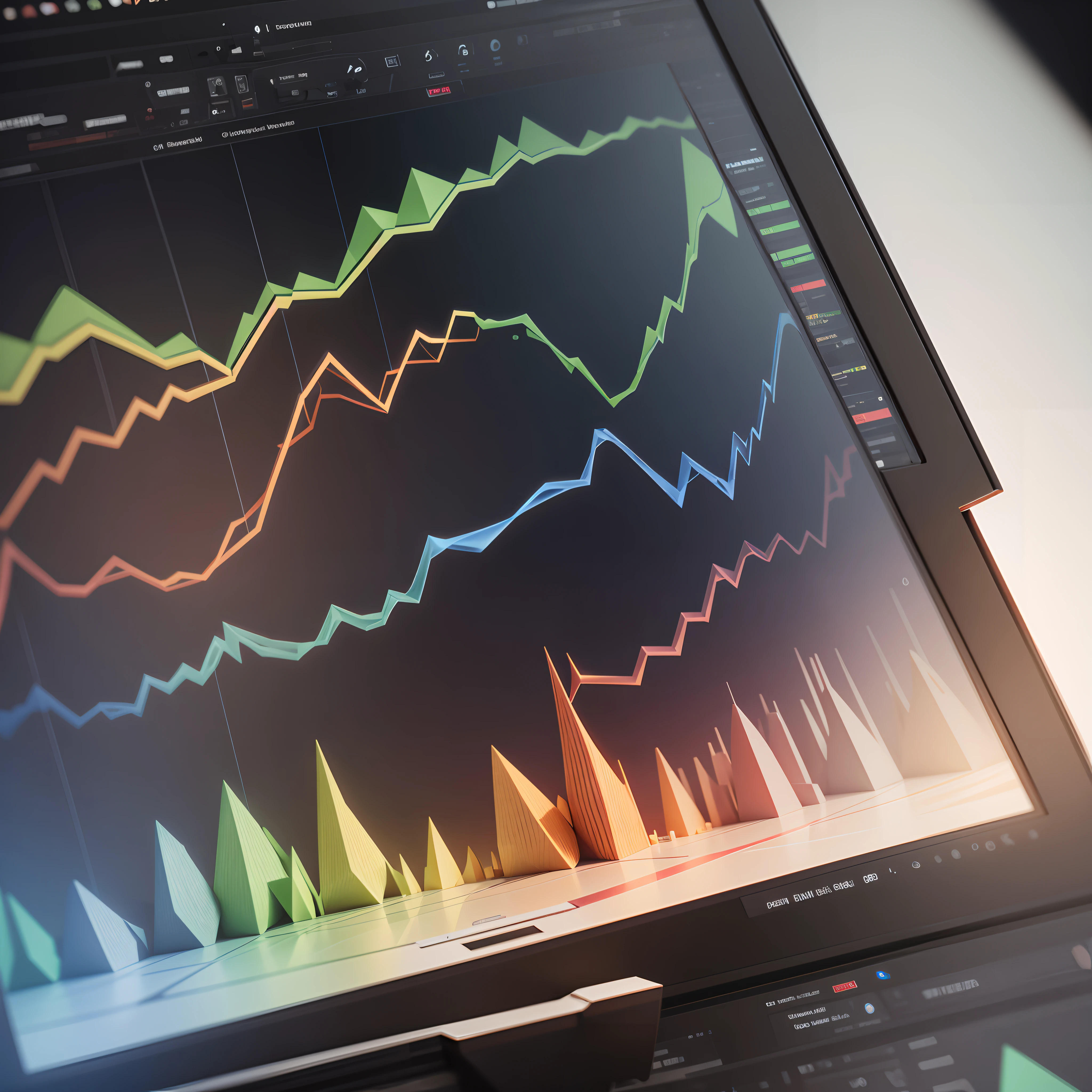 Engaging 3D visualization featuring stunning graphs
