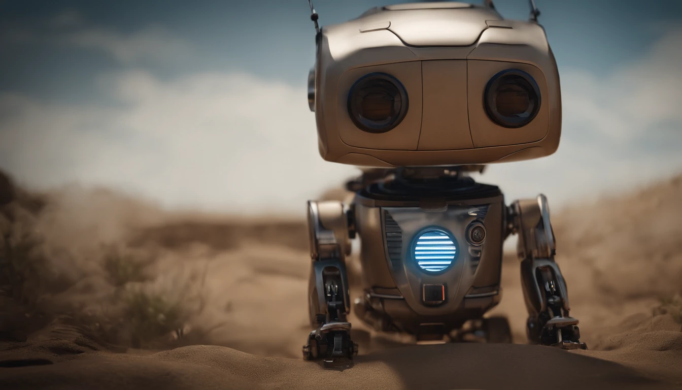 a baby, ??? Robot,(masterpiece,extreme detailed,top quality) , Ruin ,very cute robot, (Movie lighting),(light and shadow effect),(unreal-engine),(Tyndall),(cinema4d),(Super futuristic fantasy style),(8k wallpaper),(tmasterpiece),(Photography Award),realisticlying