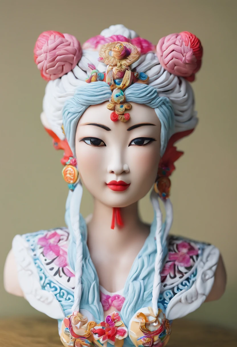 Yi or Miao costumes，Bucks，The white，cute big breasts