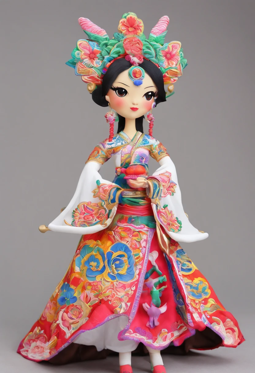 Yi or Miao costumes，stag，The white，cute big breasts