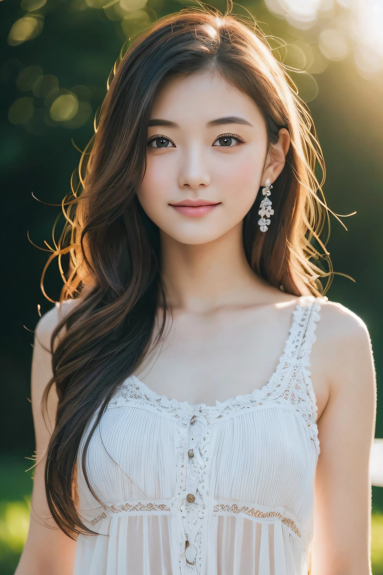 (((masterpiece))), top-quality, Extremely detailed, Detailed background, light rays, Very beautiful girl, japanese, , Detailed face, Solo, smile, (Full body:1.3), (random hairstyles :1.2), (Young Face), (Perfect body:1.1), blouse, sunrise glow, Summer, in 8K, Wallpaper, amazing, finely detail, Ultra-detailed, 超A high resolution, Extremely detailed, Pure erotic face, extremely detailed eye and face, Beautiful detailed eyes, highly detailed skin, No makeup, (Natural Skin),