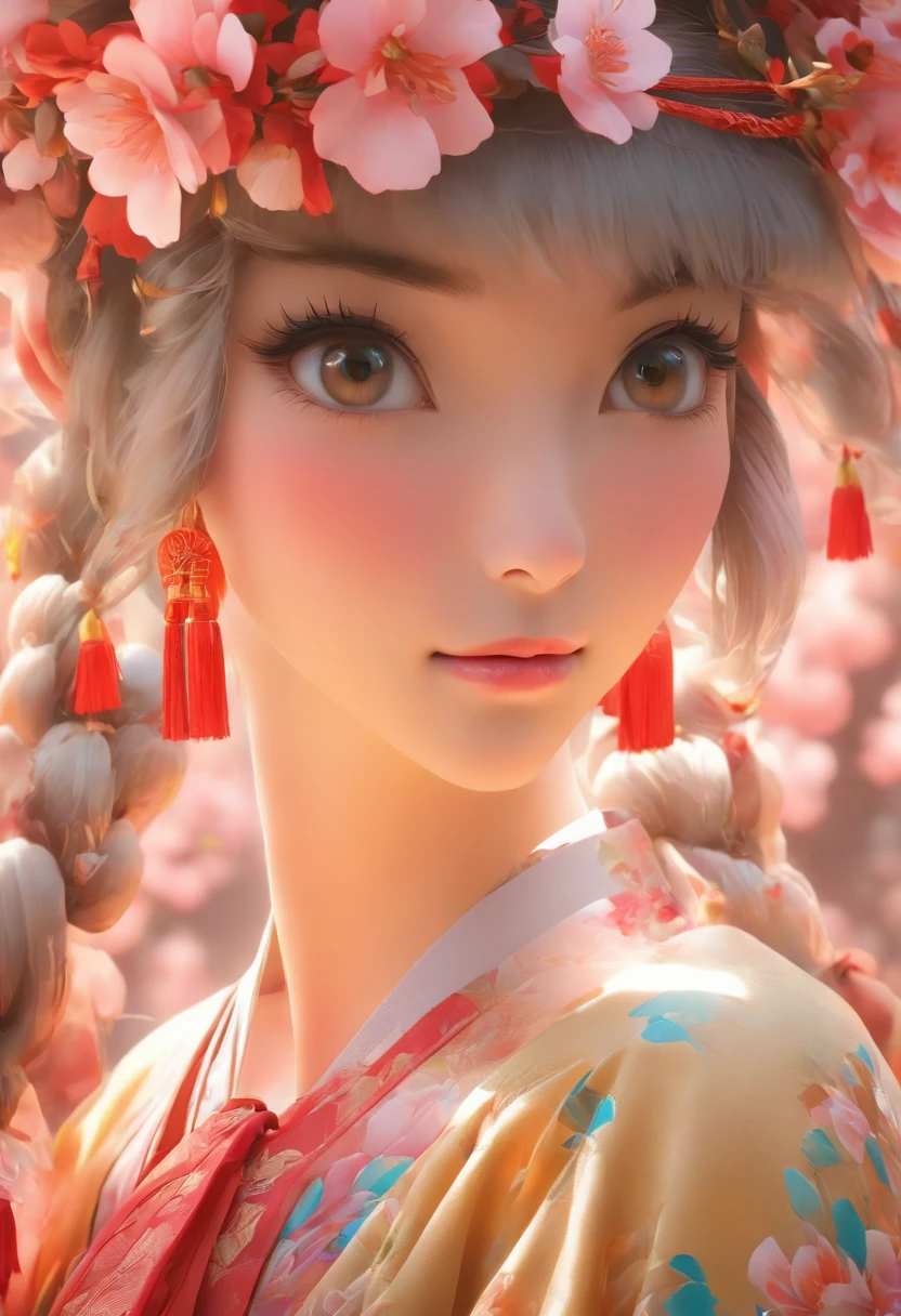 a beautiful young woman in a traditional chinese costume, in the style of salon kei, photo-realistic techniques, kinuko y. craft, 32k uhd, sonian, classical, historical genre scenes, serene faces --ar 69:128 --s 750 --v 5.2