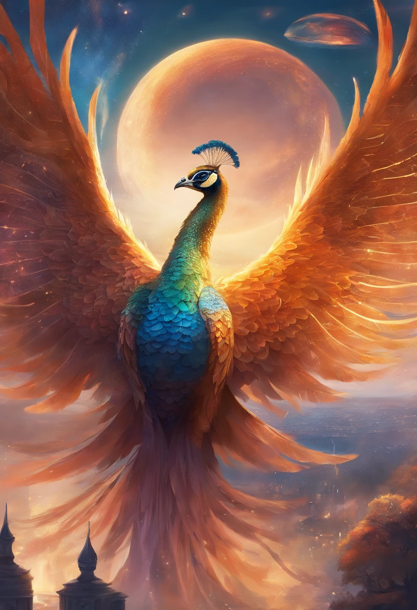 uma cidade celestial com toda sua magnitude, Avílion city of the sacred peacocks