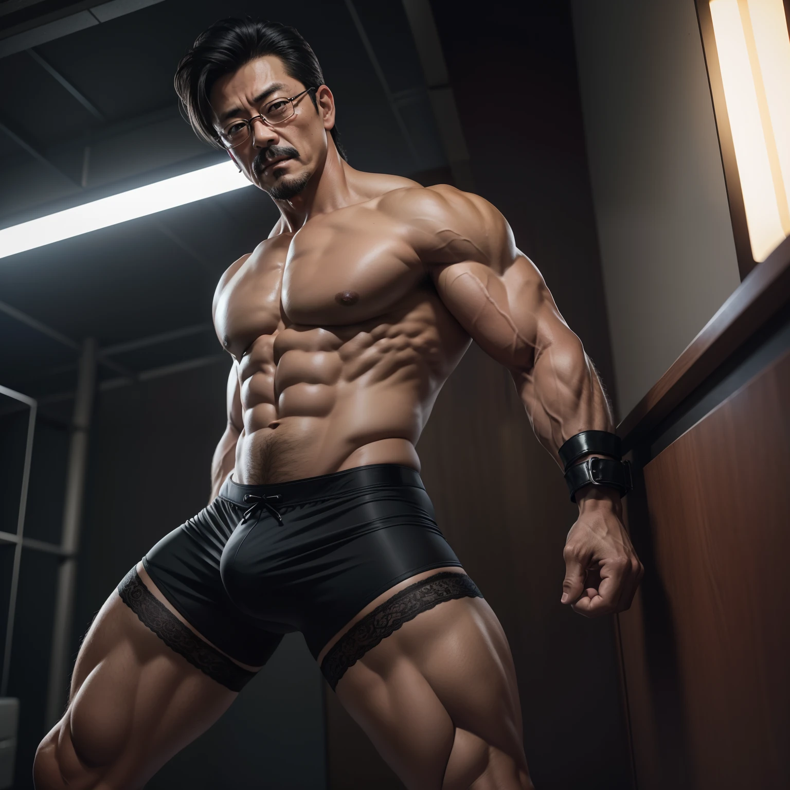 age 55,Kogoro Mouri,uncles,Shirtless,Tong,Bulge,fortitude,Raised butt,Black short stockings,Muscle men,lbeard,fortitude,k hd,artwork of a,lace Thong,Be red in the face,Business suit