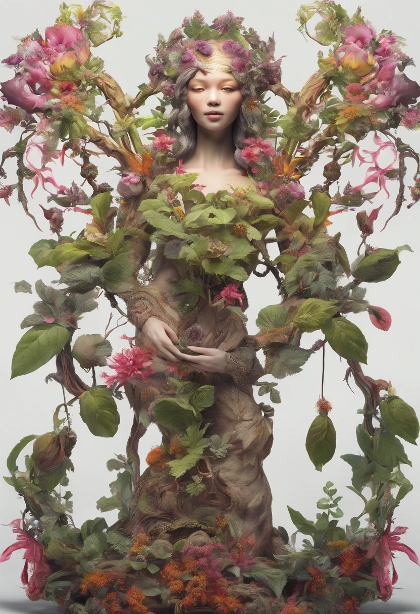 Poisonous atropa belladonna, a plant of the genus Ashwaganda, full bodyesbian, Centered, key visual, Intricate, Highly detailed, Breathtaking, precise lineart, vibrant, panoramic, Cinematic, Carne Griffiths, Conrad Rosset, 16:9, magic