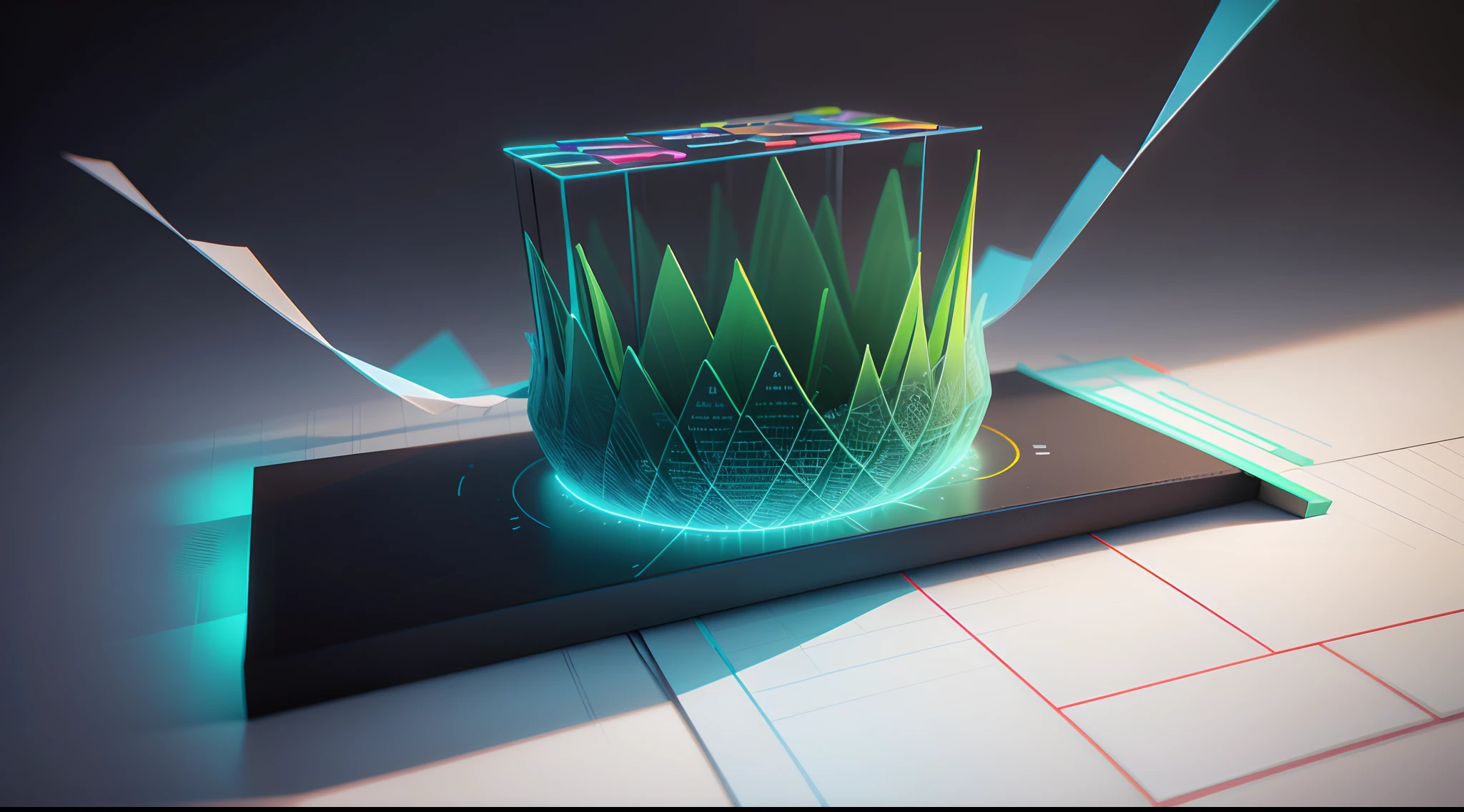 Engaging 3D visualization featuring stunning graphs
