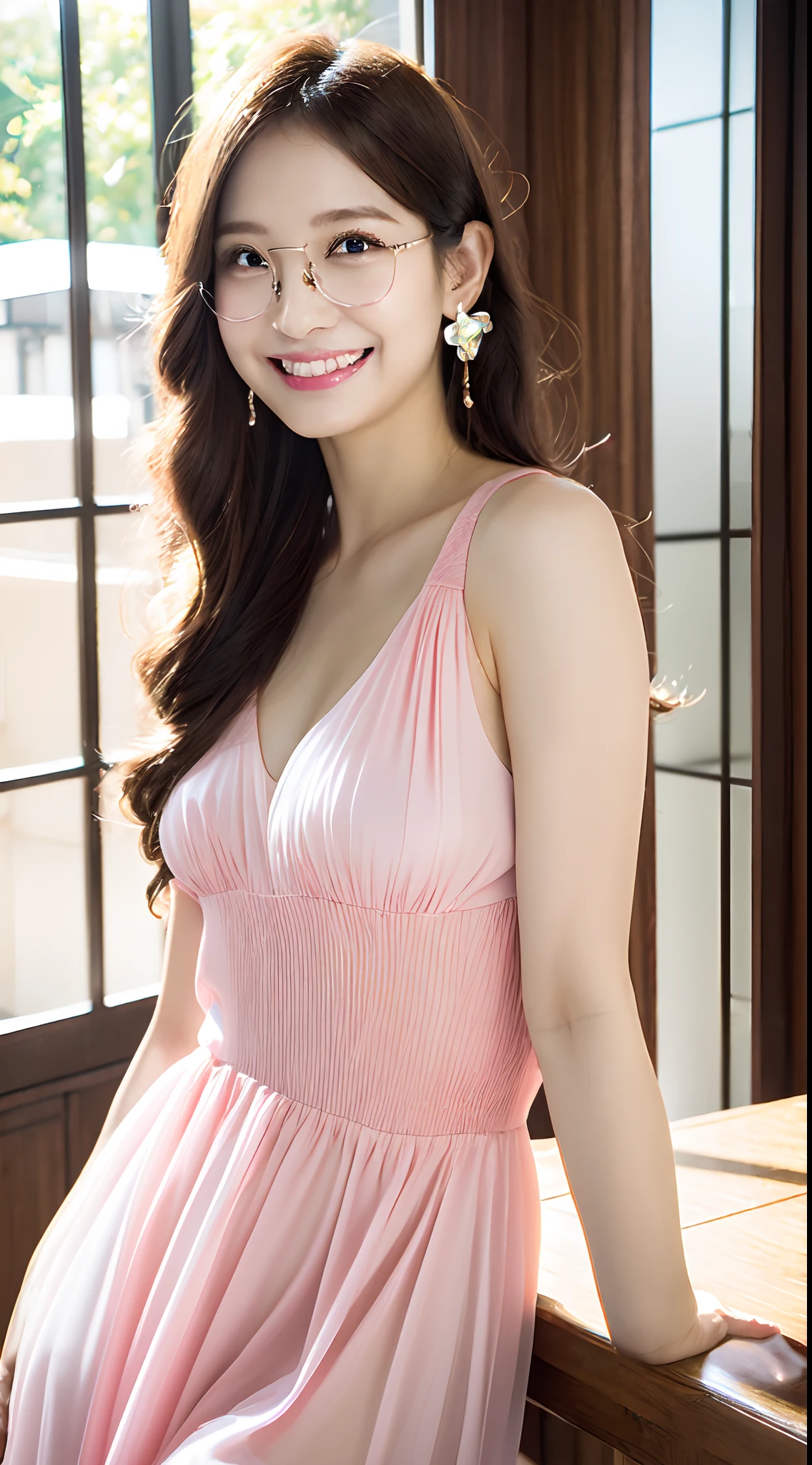 (Best quality, 8k, 32k, Masterpiece, UHD:1.2),Photo of Pretty Japanese woman,(sad smile,blush:1.1),looking at viewer,(beautiful detailed dress skirt:1.2),detailed legs,(spread legs:0.9),(lace panties:0.9),(wind lift:1.6), full body,windy,city,outdoors