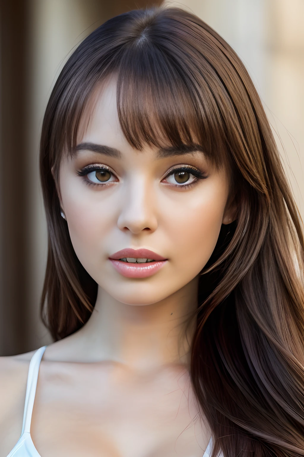 Professional photo of a woman, Mid-body up, ((Sophie Mudd:1, Sarah Stephens:0.9)) (Ultra Detailed, 8K, Highly Detialied, Ultra realistic, photo, photo realistic, high skin detail, masterpiece, skin texture, texture, realistic skin texture, sharpe, hyperrealistic, detailed eyes)