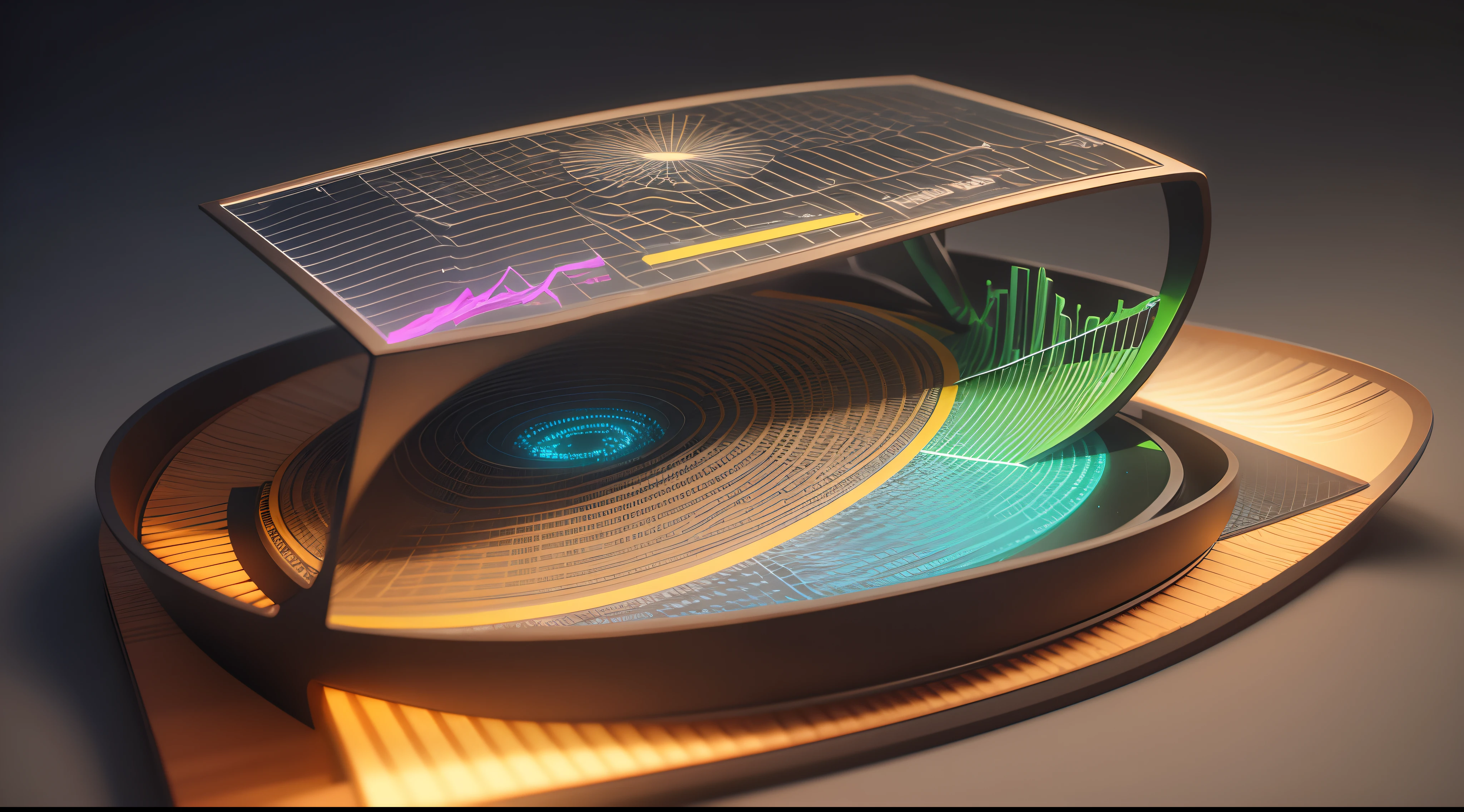 Engaging 3D visualization featuring stunning graphs