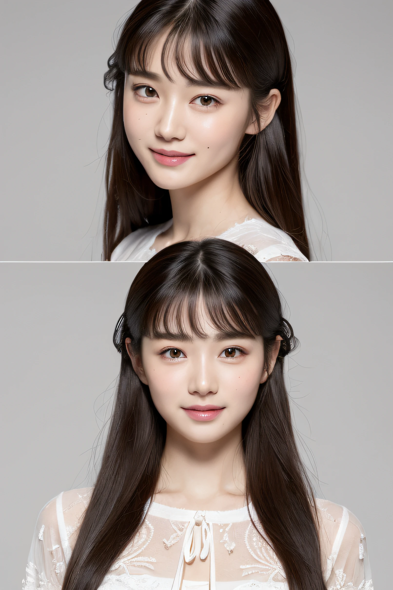 (((masterpiece))), top-quality, Extremely detailed, Detailed background, Very beautiful girl, japanese, yo, Detailed face, Solo, smile, (Full body:1.3), (random hairstyles :1.2), bangs, (Young Face), (Perfect body:1.1), blouse, Summer, in 8K, Wallpaper, amazing, finely detail, Ultra-detailed, 超A high resolution, Extremely detailed, Pure erotic face, extremely detailed eye and face, Beautiful detailed eyes, highly detailed skin, No makeup, (Natural Skin),