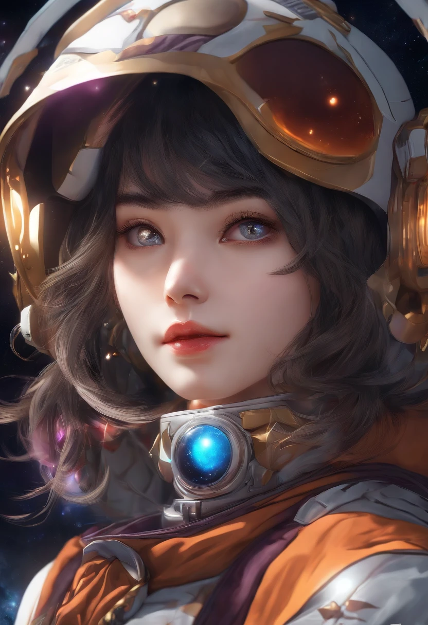 ((masterpiece: 1.4)), best quality (colorful), (delicate eyes and face), volumetric lighting, ray tracing (extremely detailed CG unity 8k wallpaper), masterpiece, best quality, anime, highly detailed ( perfect face, very detailed face), 1 girl, (((megumin))) in space, (beautiful galaxies in the background), (psychedelic art: 1.5), (planets with beautiful colors), ((in white space suit )) , better details, beautiful colors, ((posing)),lineart, (graffiti:1.5)