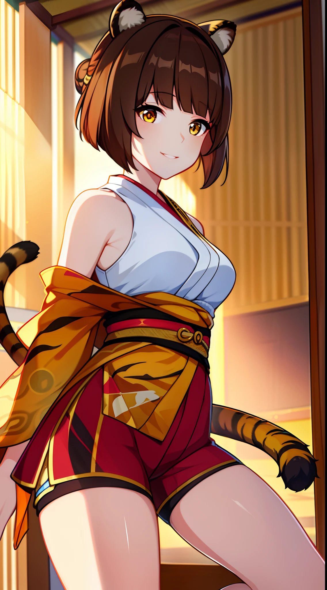 Asiatisch, big tits, nackt, rasiert, flacher bauch, ganyu cosplay