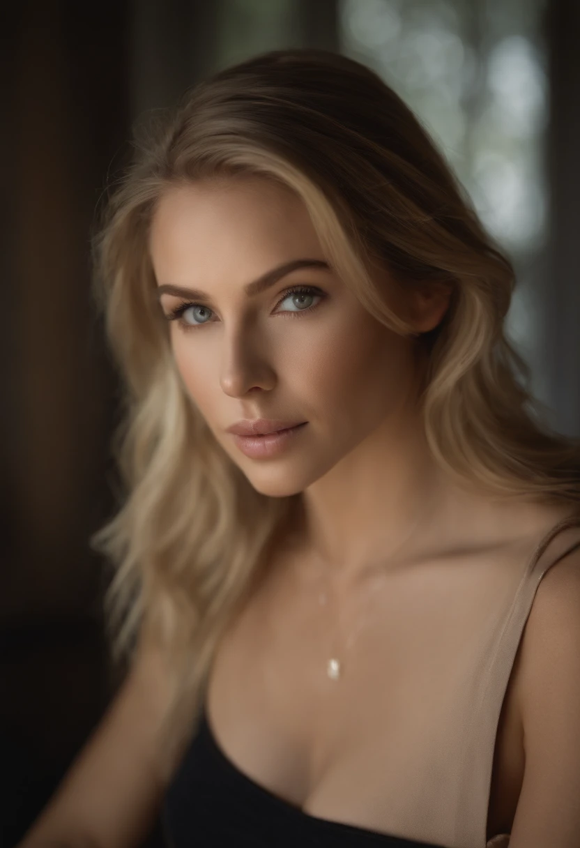 Blonde woman with long hair and white t-shirt staring at camera, Close up of blonde woman, blonde and attractive features, blonde swedish woman, Blonde Woman, a photography of a beautiful woman, Attractive woman, Young blonde woman, Beautiful blonde woman, a girl with blonde hair, women's pictures, Beautiful rounded face, attractive young woman, portrait of a beautiful model, 27 years old girl, 5.6 feet tall girl, a bit athletic, 200 pounds, medium size arms, medium size shoulders and neck, medium size waist and belly, arched spine, very large curves, very big and wide hips, very big thighs, medium size calves, full body visible, finely detailed skin, highly detailed eyes, highly detailed nose, highly detailed lips and mouth, extremely delicate and beautiful, amazing, sharp focus, (cinematic lighting), soft lighting, dynamic angle, ultra high-res, masterpiece, best quality, (photorealistic:1.4, realistic), highly detailed CG unified 8K wallpapers, looking at viewer, (HQ skin:1.4), 8k uhd, soft lighting, deep shadows, dslr, Kodak ektar 100, Fujifilm XT3, F4, 1/800s, ISO 100, RAW high quality, film grain, ultra resolution 8k--ar 85:107