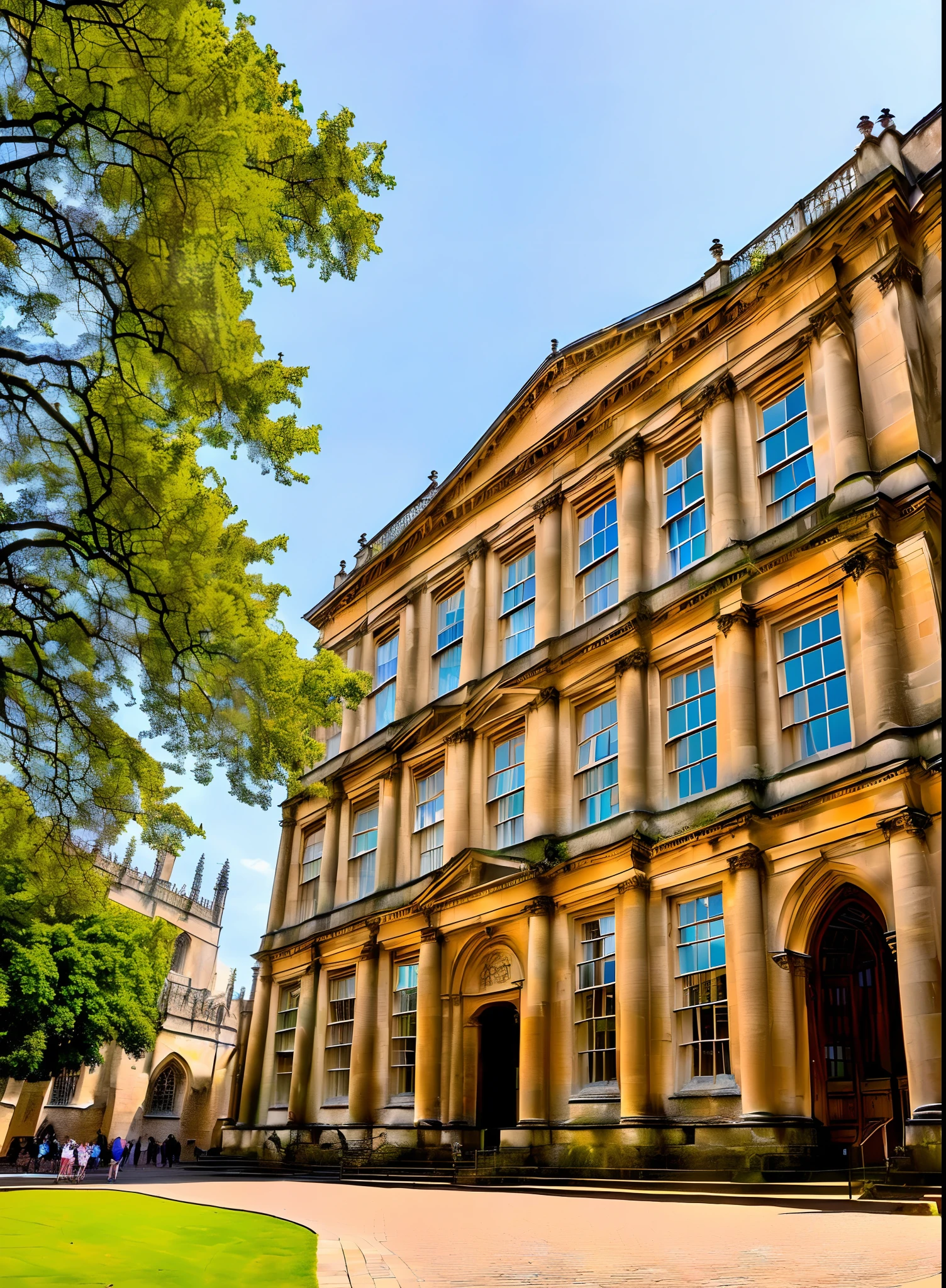 One of the world-renowned universities known for its picturesque campus and impressive architecture is the University of Oxford in England. Its historic buildings, lush green gardens, and the iconic Radcliffe Camera library make it a high-class university with a stunning exterior.