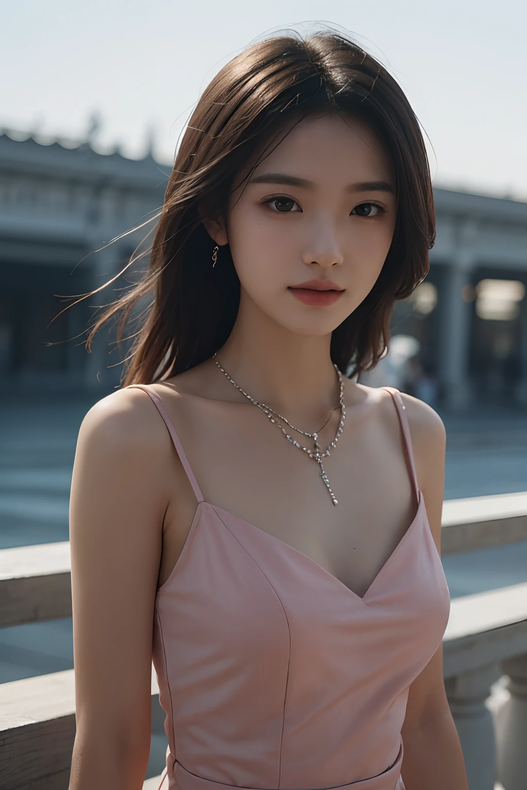 Random posture, (An extremely delicate and beautiful work), (masterpiece), 1girl, a girl in shiny transparent dress, highly detailed, waist leaking, ponytail contorted, charming expression, beautiful and clear eyes, green eye pupil, delicate necklace, delicate earrings, simple blurred background, extreme detail description, beautiful, charming, ultra-fine painting, delicate face, delicate figure, Fine collarbones, lovely lips, beautiful breasts, soft behind, mix4,(8k, RAW photo, best quality, masterpiece:1.2), (realistic, photo-realistic:1.37),1girl,cute,cityscape, night, rain, wet, professional lighting, photon mapping, radiosity, physically-based rendering,(beautiful small hard nipple:1.3),(seen nipple head on the dress:1.4),(shiny:1.5),(transparent:1.5)