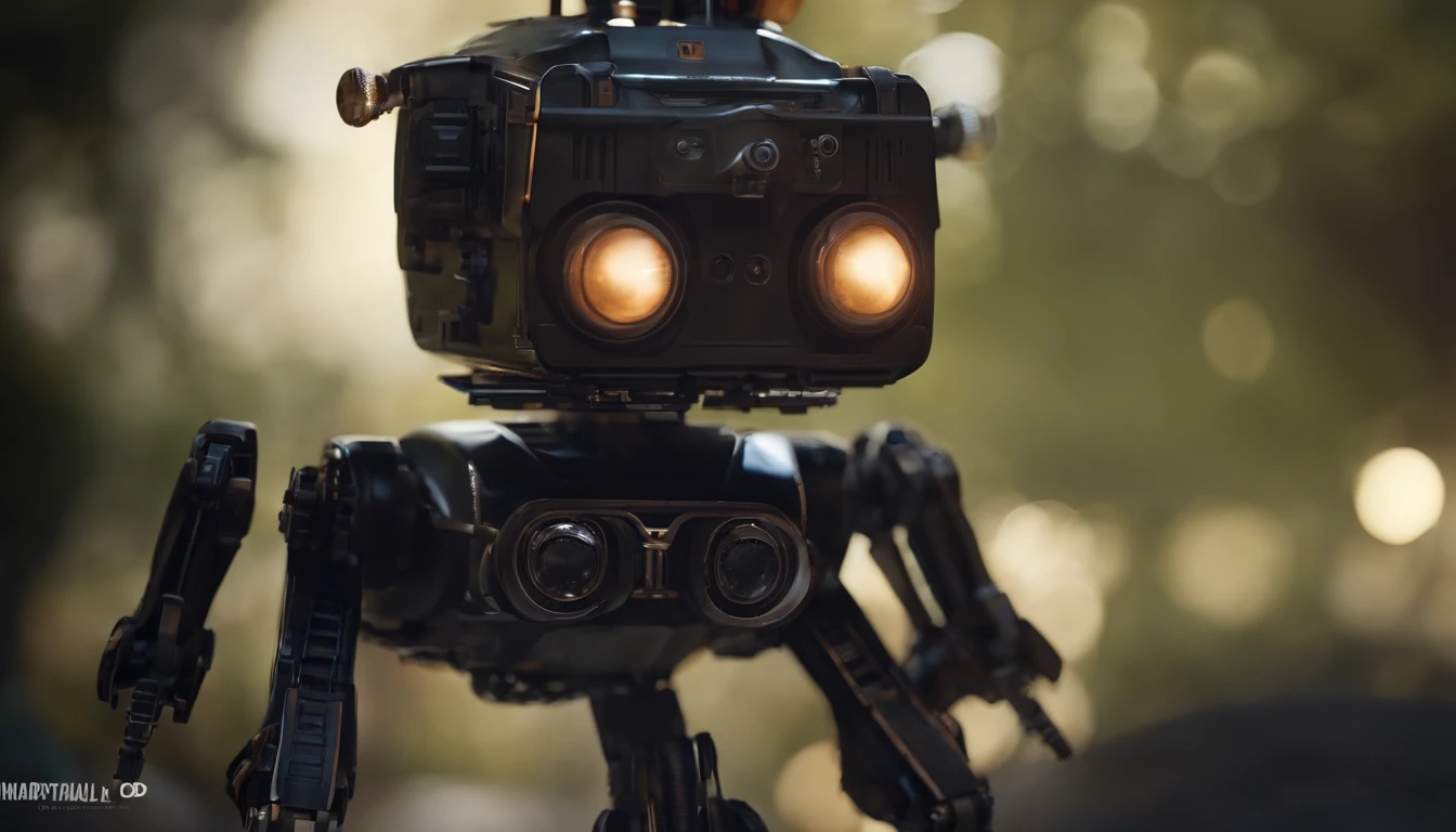 Chappie style babysitter ,a baby, Kid Robot,(masterpiece,extreme detailed,top quality) , Ruin ,very cute robot, (Movie lighting),(light and shadow effect),(unreal-engine),(Tyndall),(cinema4d),(Super futuristic fantasy style),(8k wallpaper),(tmasterpiece),(Photography Award),