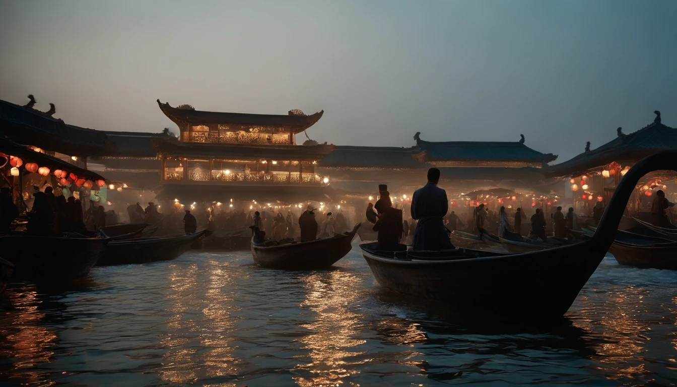 There is a sea market on the sea outside the western city of Rakshasa,It is a place where people from all over the world buy and sell jewelry。When the market opens, the sea water separates from the middle,The water on both sides is spread aside,There is a dragon palace in the sea market,It's beautiful,Tortoiseshell decorated beams,Tiles made of fish scales,The four walls are as bright as crystal,Dazzling。