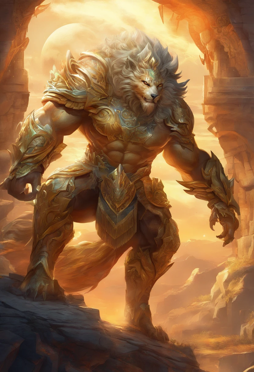 (Trabalho de estreia masculino),((1 macho)) 1 man ́, 1 rapaz、((corpo inteiro lascivo))、((pernas bonitas e musculosas)), ((corpo de beleza,)) qualidade superior、Arte Oficial、great aesthetics:1.2)、best quality, Ultra HD |, 32k、(Arte Fractal:1.3)、Colouring、mas altodetalhado ((lobo mau masculo)), sorriso suave masculino e forte Smooth expression um sorriso tiro de corpo inteiro luz dourada olhando para camera, In the backgroundSpace Station in Antares, altamente detalhado, ultra-realistic, detalhes intrincados, ((master part,melhor qualidade)), ((Cinematic light)), hyper realistic, fearsome, fantasia sombria, epic realistic,arte, (HDR:1.5), hiper detalhado, (Artee station:1.5), cinemactic, luzes quentes, Efeito de Luz, dramatic light, (detalhes intrincados:1.1)