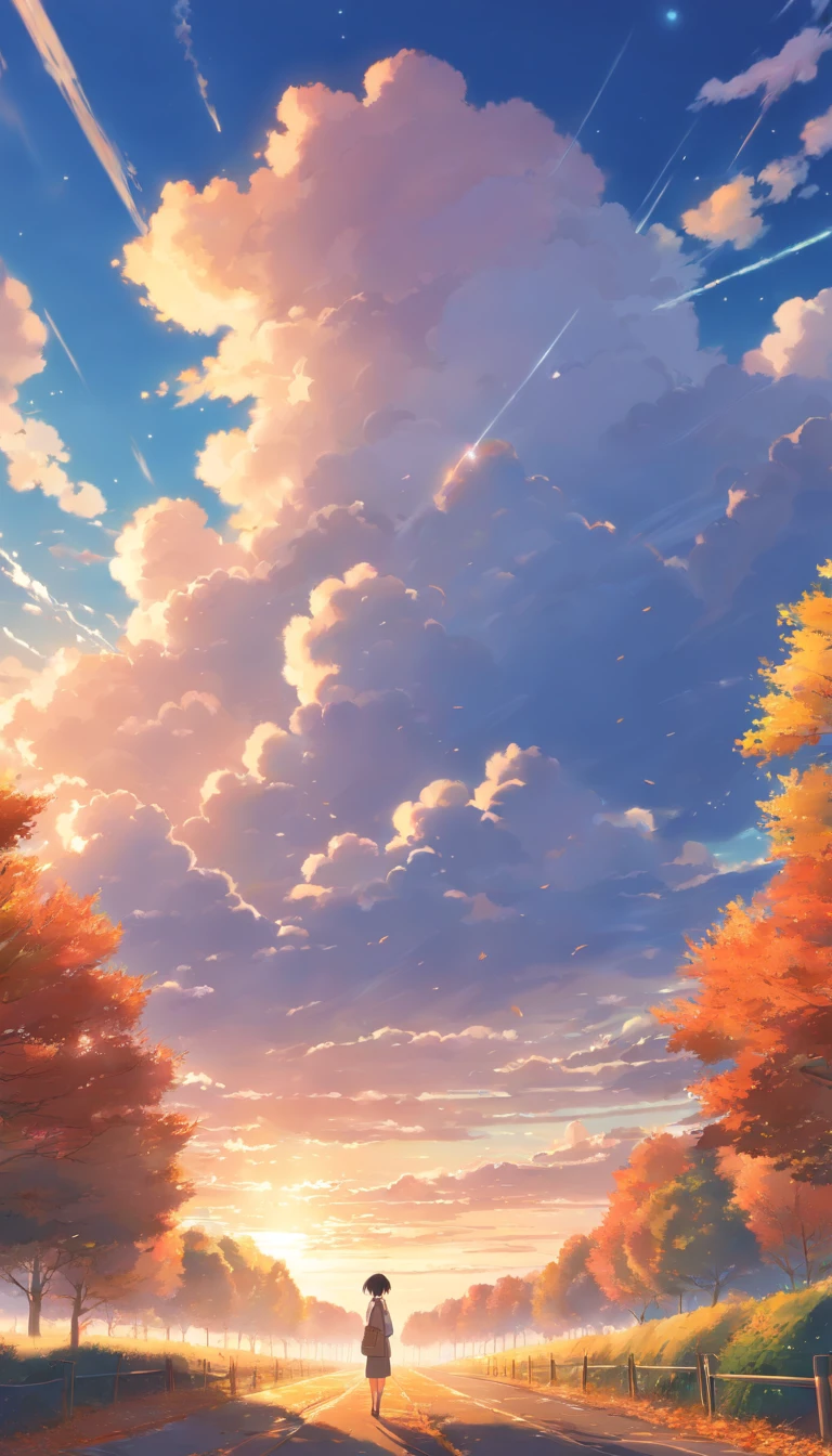 Autumn cloudscape