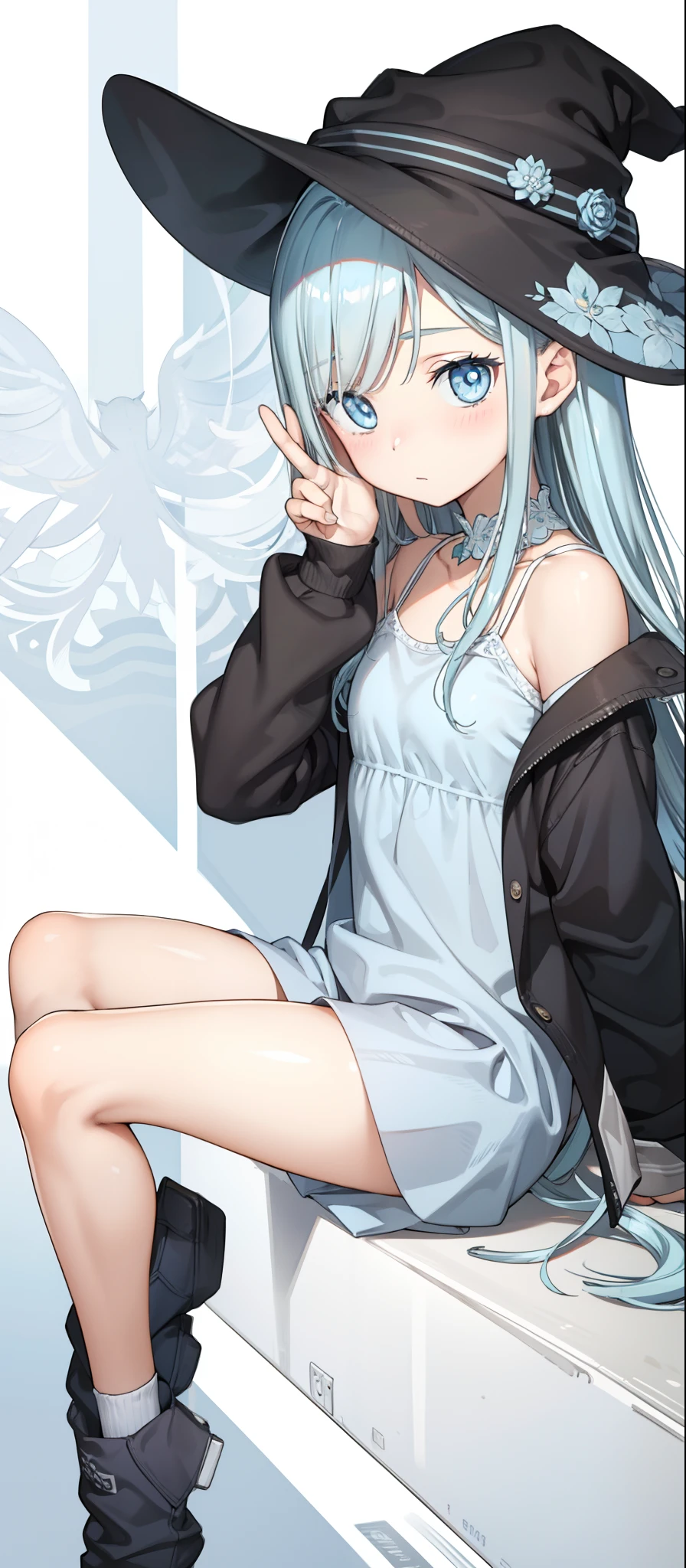 whaite hair, (Light blue eyes:1.2), Long hair,
BREAK looking at viewer, Break (Masterpiece:1.2), Best quality, high resolution, Unity 8k wallpaper, (illustration:0.8), (Beautiful detailed eyes:1.6), Extremely detailed face, Perfect lighting, Extremely detailed CG, (Perfect hands, Perfect anatomy),