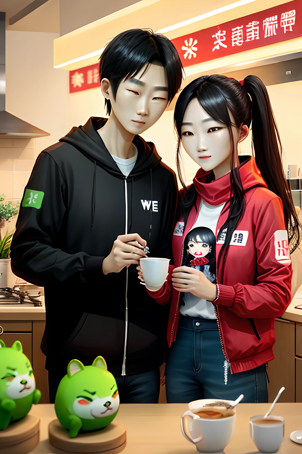 Wechat，National Day elements，Xie surname，Lights of all homes