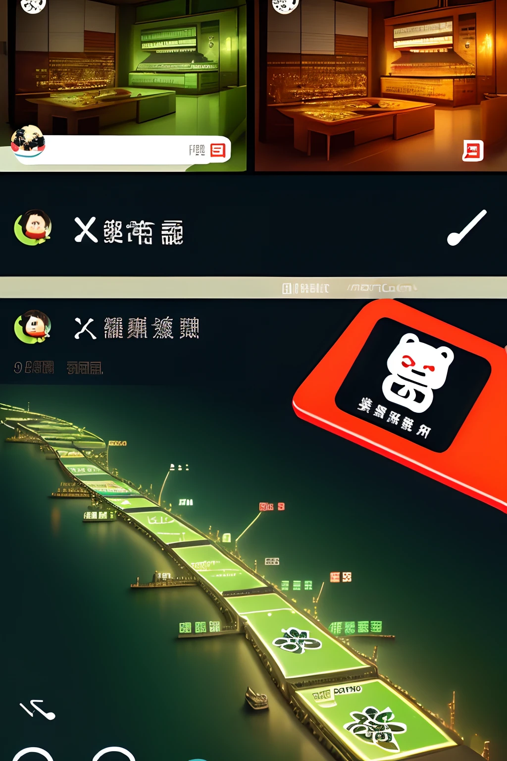 Wechat,National Day elements,Xie surname,Lights of all homes