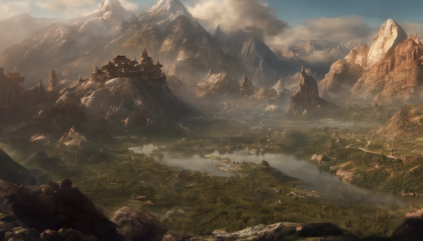 Great Barren Mountain,Across thousands of miles,The mountains are majestic,Mountains and mountains,Steep peaks,Deep in the mountains, Alien beasts are rampant,Fierce birds,The toxic miasma is dense,Miracle medicine is everywhere