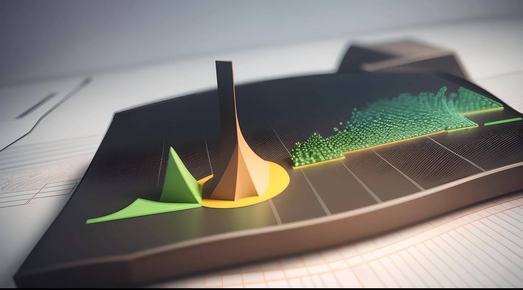 Engaging 3D visualization featuring stunning graphs