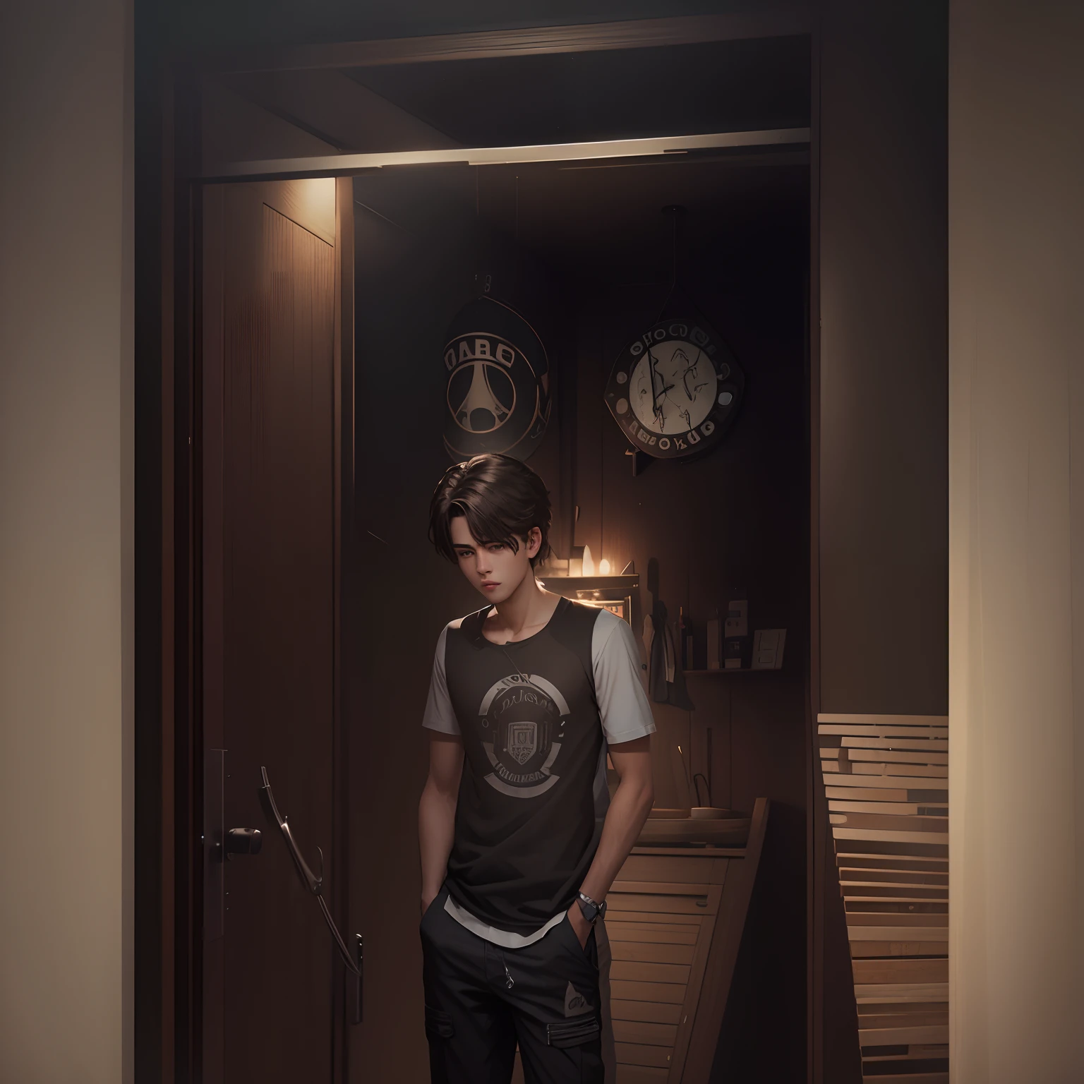 Handsome boy ultra realistic -v 4