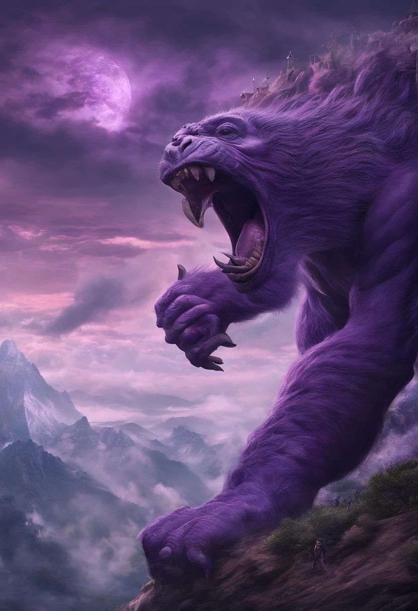 .Vast Purple Xuan Continent，The 100,000 mountains are undulating，The clouds are murky，Exotic beasts are not uncommon，The ape roared，It shows a deep and pristine area。