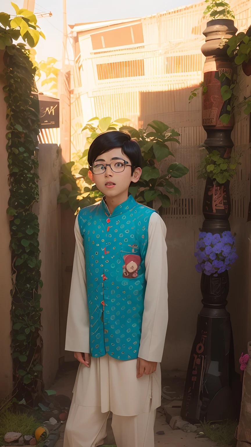 Change this boy into Nobita character