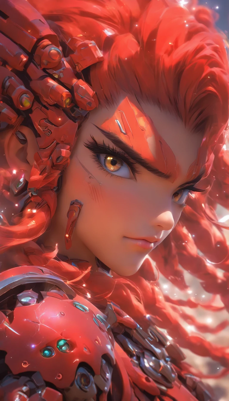 chinese style,Q version of the Sci-Fi girl warrior,cute and lovely,Starcraft Warrior Armor,cannon,Turn on the lights.,To me.,wasteland,Full body like,blemish,Meticulous depiction,deep depth of field,10,high-res,master-piece,Beautiful wallpapers,High Quality,high-detail,perfect face,OC Display,blur background