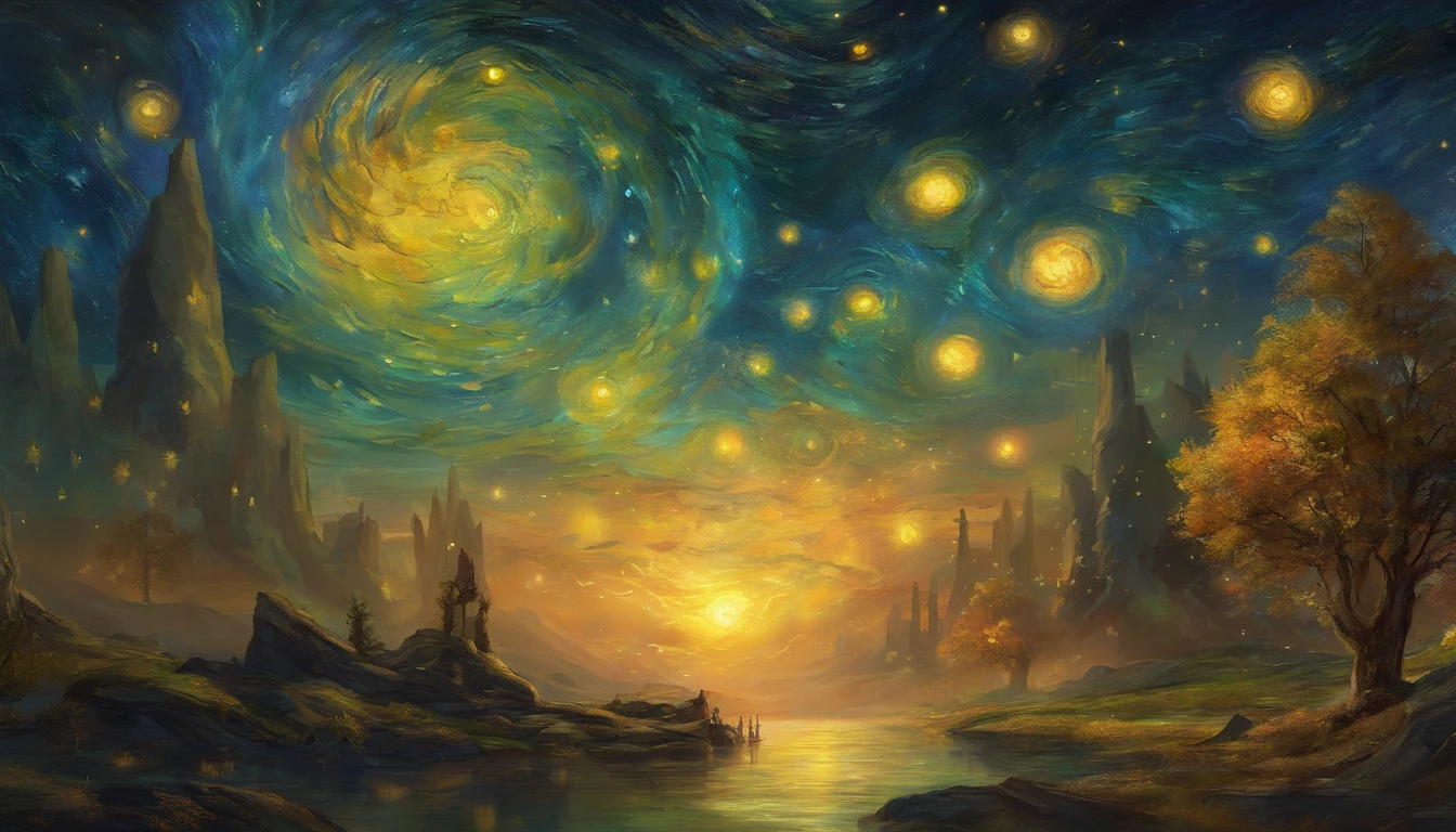 von gogh,starry nights
