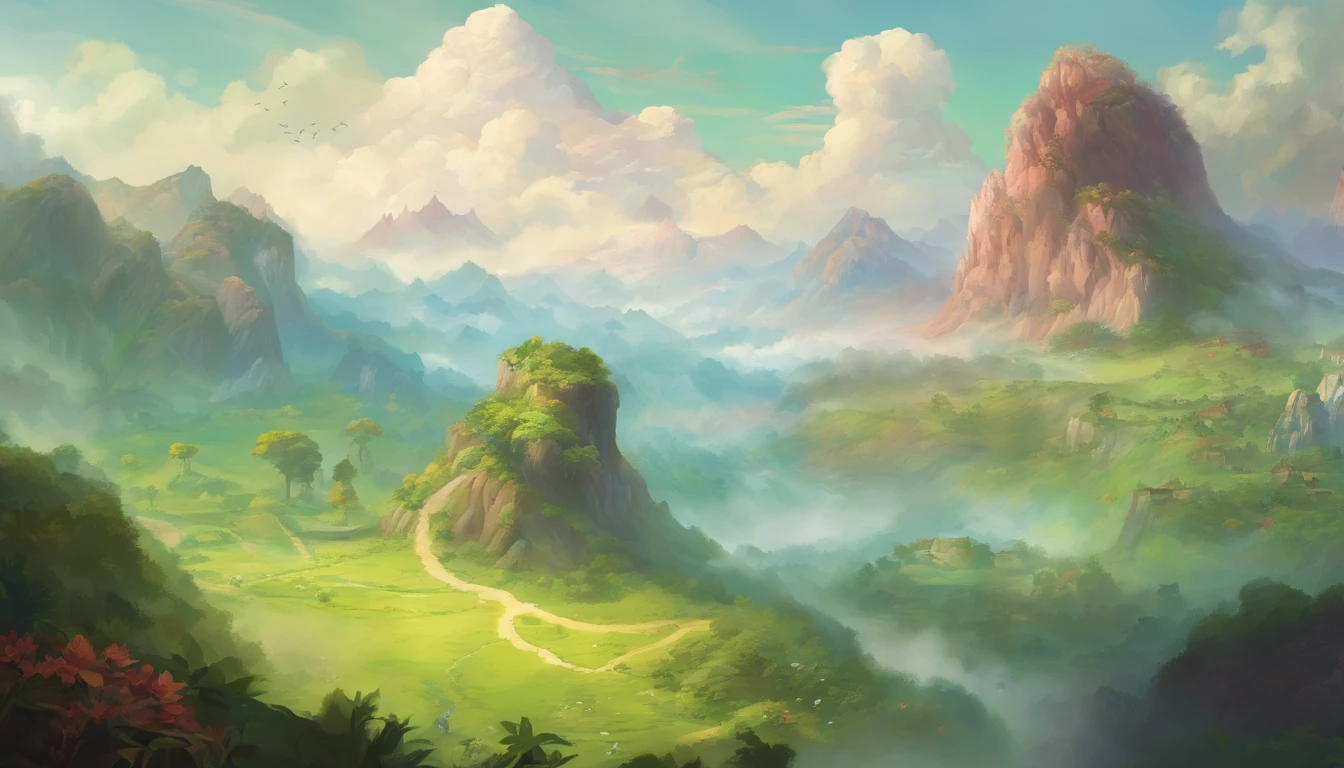 .The vast Zixuan Continent，100,000 rolling hills，The cloud is multicloud，Exotic beasts are not uncommon，The ape roared，It shows deep and pristine areas。