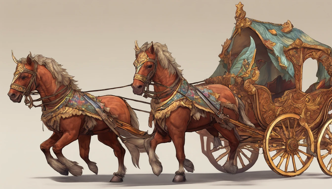 Sacred beast-shaped carriage