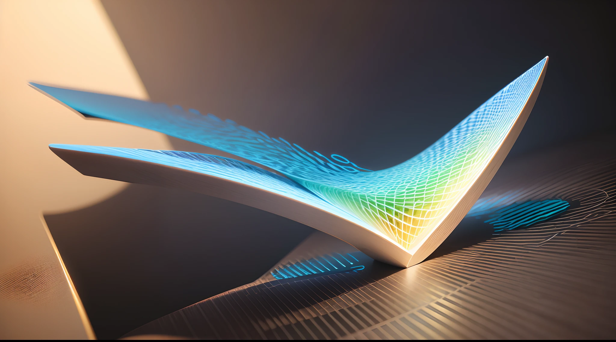Engaging 3D visualization featuring stunning graphs、glinting